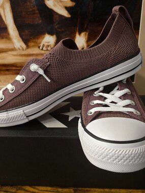 Women’s Converse All Star Shoreline Knit A13821C Slip On Sneaker Sz 8.5 Brown